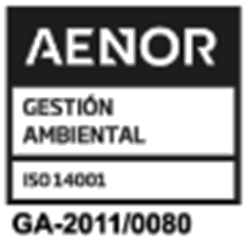 AENOR Gestió ambiental ISO 14001, certificat GA-2011/0080